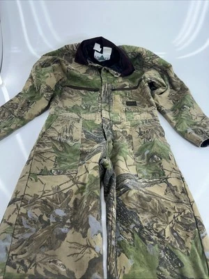 Liberty Rugged Outdoor Gear Insulated Camo Jumpsuit Youth Size 16R Workwear Hunt - Image 1 of 4