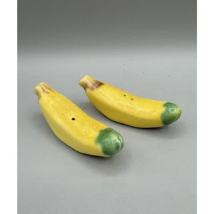 Vintage Ceramic Banana Salt Pepper Shakers - Picture 1 of 10