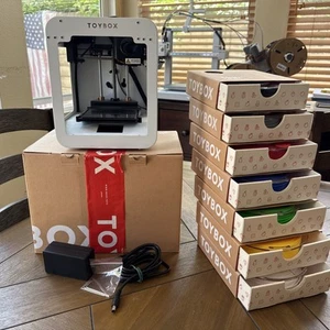 Toybox - Alpha - 3D Printer - 7 Filament Spools - Tested And Working - Photo 1/12