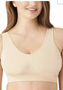 NWT Wacoal B-smooth Bralette: Size 40 Soft Nude Beige - Picture 1 of 6