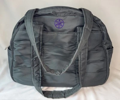 Bolsa de Yoga Giam Negro Púrpura Estera Portabotellas de Agua con Bolsillos 15x12x6 pulgadas Foto 1 de 4