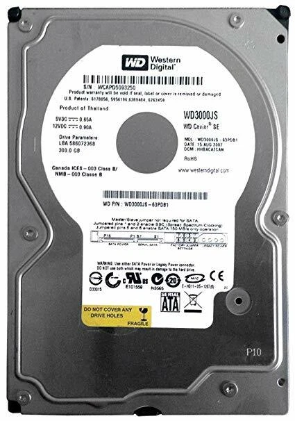 250GB SATA Western Digital 7200rpm 8MB WD2500JS wd - Image 1 of 1