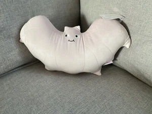 Isaac Mizrahi Halloween Bat Throw Pillow Lavender NWT Homegood Goth Viral TikTok - Picture 1 of 1