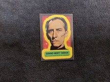 1977 Topps Star Wars Insert Sticker Card Grand Moff Tarkin #8. NOS
