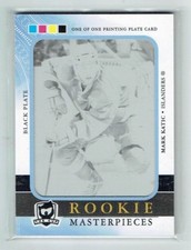 11-12 UD Upper Deck The Cup  Mark Katic  1/1 Printing Plate  Rookie 