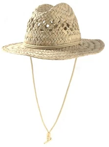 Pistil 2321P Men's Epic Handmade Papyrus Straw Sun Hat With Chin Strap - Picture 1 of 4