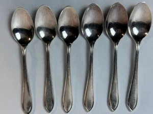Viners Of Sheffield EPNS A1 SET OF 6 DESSERT SPOONS! - Picture 1 of 9