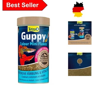 Tetra Guppy Colour Mini Flakes- Fischfutter für alle Guppys feines Flockenfutter - Bild 1 von 12