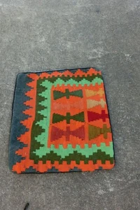 Killim Cushion Cover 45x40 CM, Handmade, Afghani - Picture 1 of 4