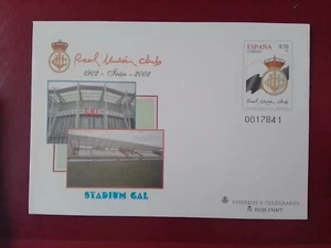 SOBRES ENTERO POSTALES ESPAÑA 2002 ESTADIO REAL UNIÓN CLUB FÚTBOL. IRÚN. ED 76C - Imagen 1 de 1