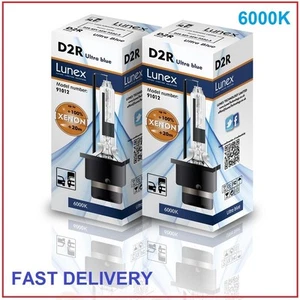2 x BOMBILLA HID D2R Genuina LUNEX XENON 6000K compatible con 85126 66050 66250 - Imagen 1 de 1