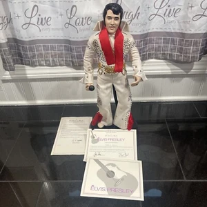 Elvis Presley Porzellanpuppe Danbury neuwertig 1987 Aloha aus Hawaii 18" - Bild 1 von 15