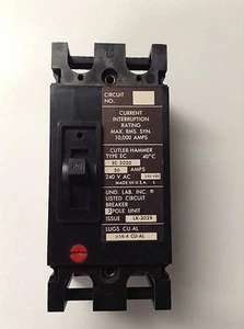 Cutler-Hammer EC-2020 Circuit Breaker F Frame 20A 240V - Picture 1 of 2