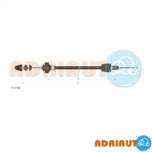 CABLE DE EMBRAGUE PARA RENAULT TWINGO/Hatchback/Van C3G700/702 1.2L 4cyl TWINGO I - Imagen 1 de 6