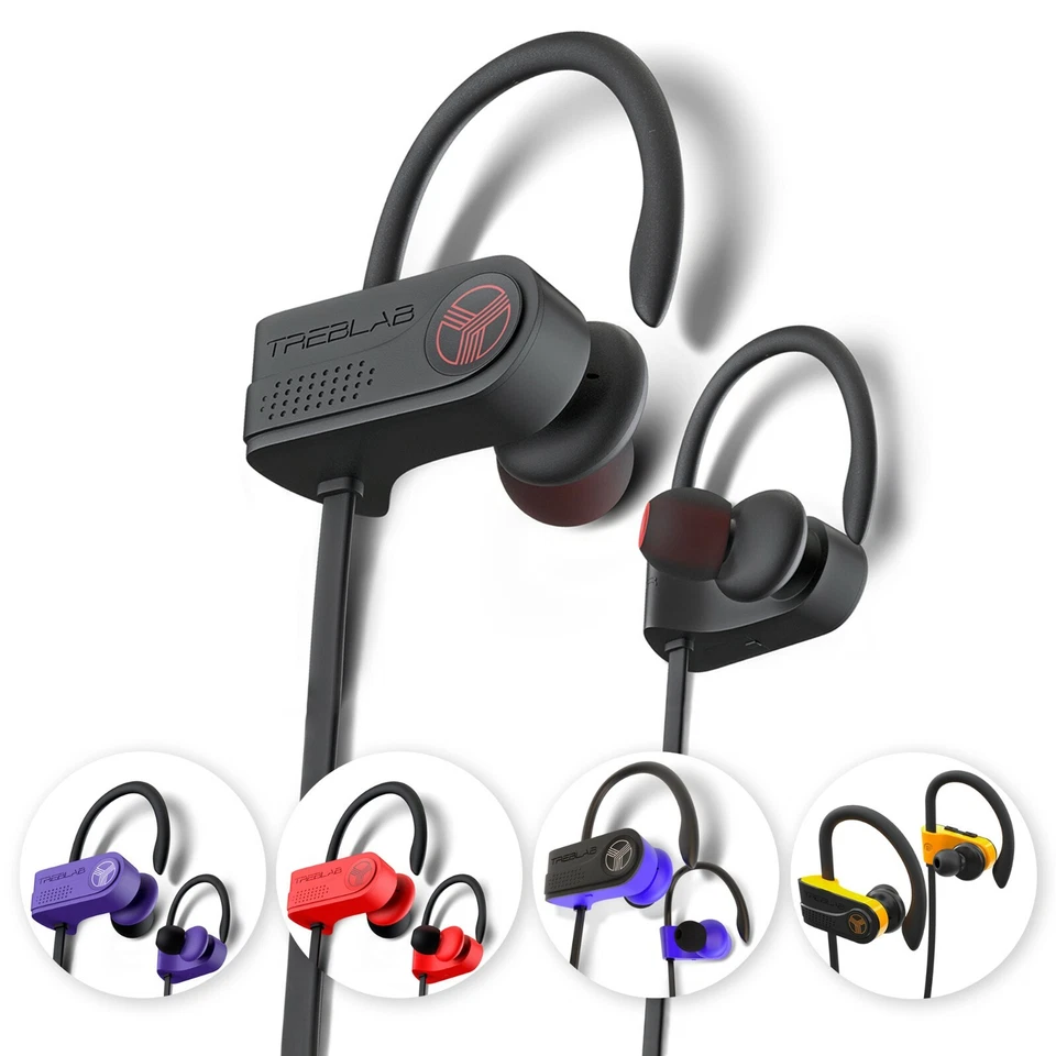 TREBLAB XR700 Wireless Workout Earphones Custom Adjustable Earhooks - Image 1 of 4