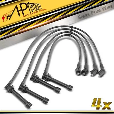 Juego de 4 cables de bujías para Nissan Frontier 1998 1999-2001 Xterra 2000-2001 2,4 L Foto 1 de 4