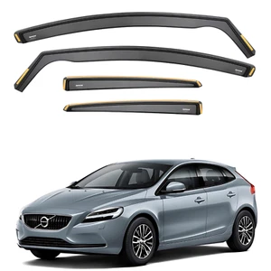 ISPEED Wind Deflectors for Volvo V40 MK2 2012-2019 5-Door Hatchback 4pc Set - Picture 1 of 10