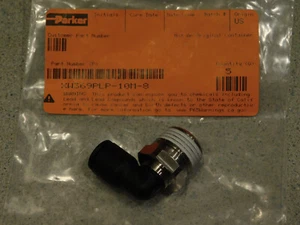 5 Parker XW369PLP-10M-8 Push to Connect Fittings 90° Elbow Male NPT to Metric - Picture 1 of 5