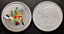 Canada 2010 SUMI Vancouver Olympics Specimen Fifty Cent Piece!!