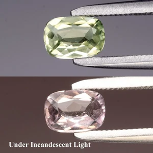 ๐ 0.58ct 6x4mm Cushion Natural Color Change Diaspore - Turkey Gemstone - Picture 1 of 6