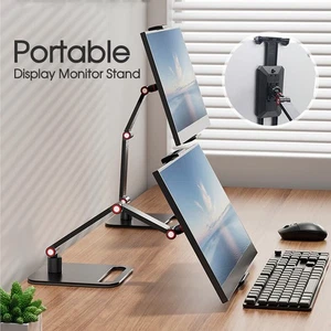 Adjustable Portable Monitor Stand for Phone/Tablet Live Streaming & Desktop Use - Picture 1 of 9