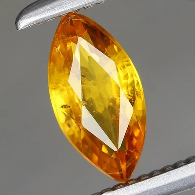0.44ct 6.9x3.4mm Marquise Natural Yellow Sapphire Gemstone Songea, Tanzania - Image 1 of 4