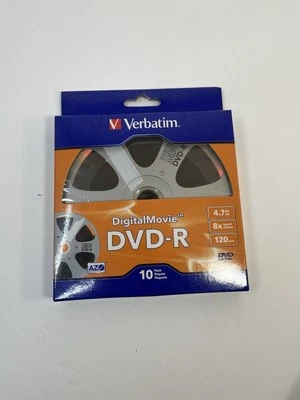 Verbatim DigitalMovie DVD-Rs 120 Minute 4.7GB 8x 97946 Pack Of 10 - Image 1 of 4