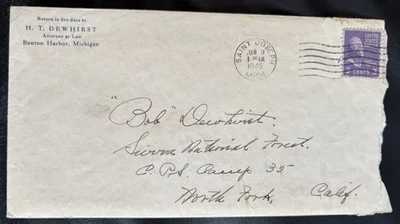 Liga Negra 1945 Segunda Guerra Mundial CA POW Camp Bob Dewhirst Casa de David Esquina Anuncio Cubierta Foto 1 de 2