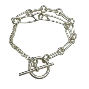 HERMES Chaine d'Ancre Punk Bracelet bracelet Japan ookura - Picture 1 of 9