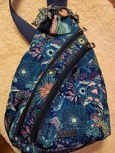 Sakroots On The Go Sling Backpack Royal Blue Seascape Bag - Picture 1 of 12
