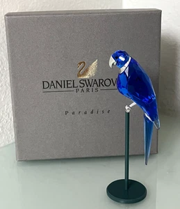 Swarovski Daniel Crystal Paradise Bird Balabac Sapphire Blue 284065 RETIRED 2004 - Picture 1 of 8