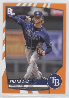2023 Topps Big League Retail Electric Orange Shane Baz #123 - Image 1 of 2