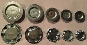 (Lote de 50 piezas) Cubiertas de orificio de sello KO de acero 1" - Nuevas en caja - Imagen 1 de 2
