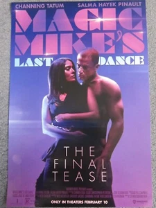 MAGIC MIKE LAST DANCE 2023 Original Mini Promo US Movie Poster Channing Tatum - Picture 1 of 1