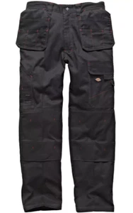 Pantalones de trabajo Dickies pantalones de trabajo Redhawk Pro para hombre pantalones negros WD801 - Imagen 1 de 1