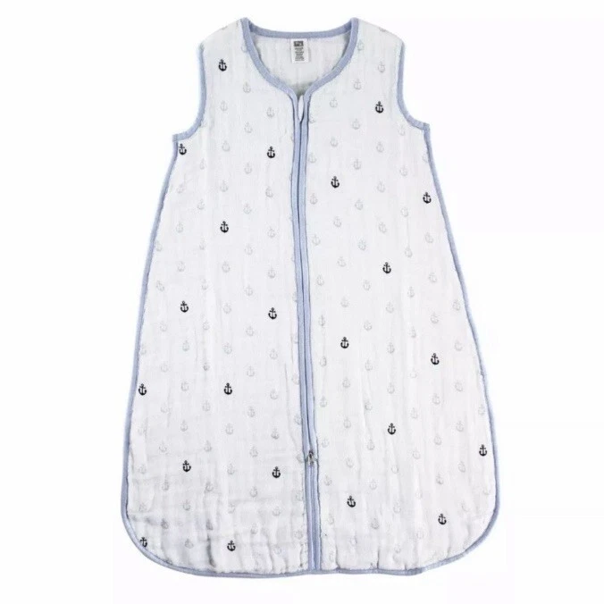 Hudson Baby носимый безопасный спальный мешок одеяло якорь дизайн размер 0-6 месяцев новый - Изображение 1 из 4