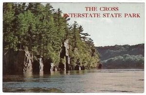VTG Postcard - The Cross, Interstate State Park, St Croix River, Wisconsin - Picture 1 of 2