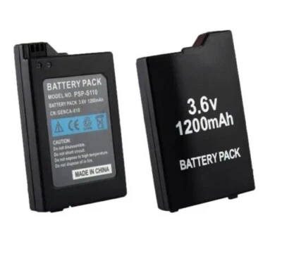 Batterie pour Sony PSP Slim & Lite - PSP 2000 2004 3004 - 1200 mah de France - Photo 1/4