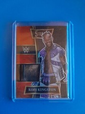 Kofi Kingston 1/1 Black Memorabilia Swatch Relic Card 2022 WWE Select Panini