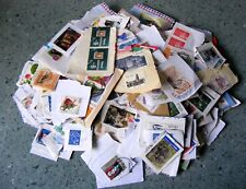JOB LOT OF WELL OVER 350 WORLD STAMPS ON PAPER USED