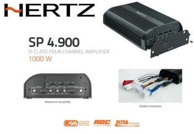 Hertz SP 4.900 SPL 4 Kanal Verstärker Endstufe 1000 Watt RMS - Bild 1 von 4