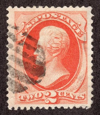 US # 183 (1879) 2c-Grade: VF/XF -  JACKSON - Nicely centerer! - Image 1 of 2