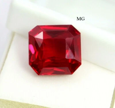 Certified 19.60 Ct Natural BURMA Pigeon Blood Red Ruby Unheated Loose Gemstone - Image 1 of 4