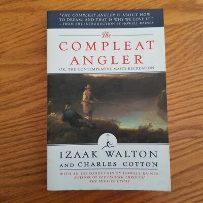 The Compleat Angler by Izaak Walton Fishing Nature Country Life in England PB Foto 1 de 4