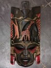 African Maasai wooden mask from Kenya