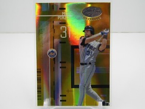 MIKE PIAZZA 2005 CERTIFIED MATERIALS MIRROR GOLD! #11/25! SP! NEW YORK METS! 
