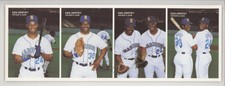 1991 Sr/Jr Father & Son Food Issue Squared Corners Ken Griffey Jr #1-2-3-4 HOF