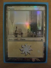 Magic Card Basic Land Plains 287/306 FOIL Holographic