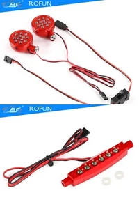 Alloy Front/Rear Light LED Lamp for HPI BAJA 5B Rovan KM 1/5 RC CAR PART - Picture 1 of 22