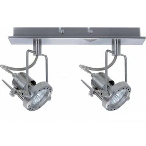 Paulmann 661.69 Spotlight Techno 2x50W GU10 Halogen Eisen gebürstet inkl. Leucht - Bild 1 von 3